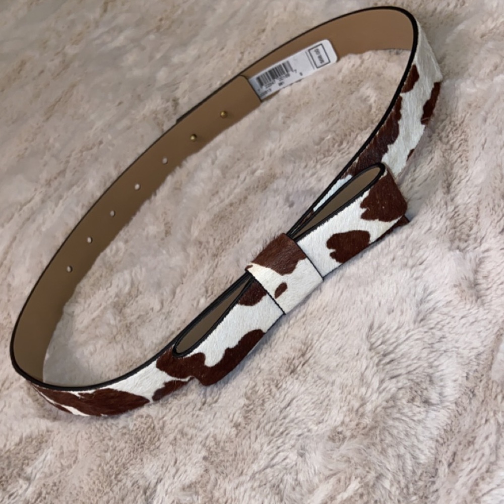 Kate Spade Cow Graphic Belt | Size S
